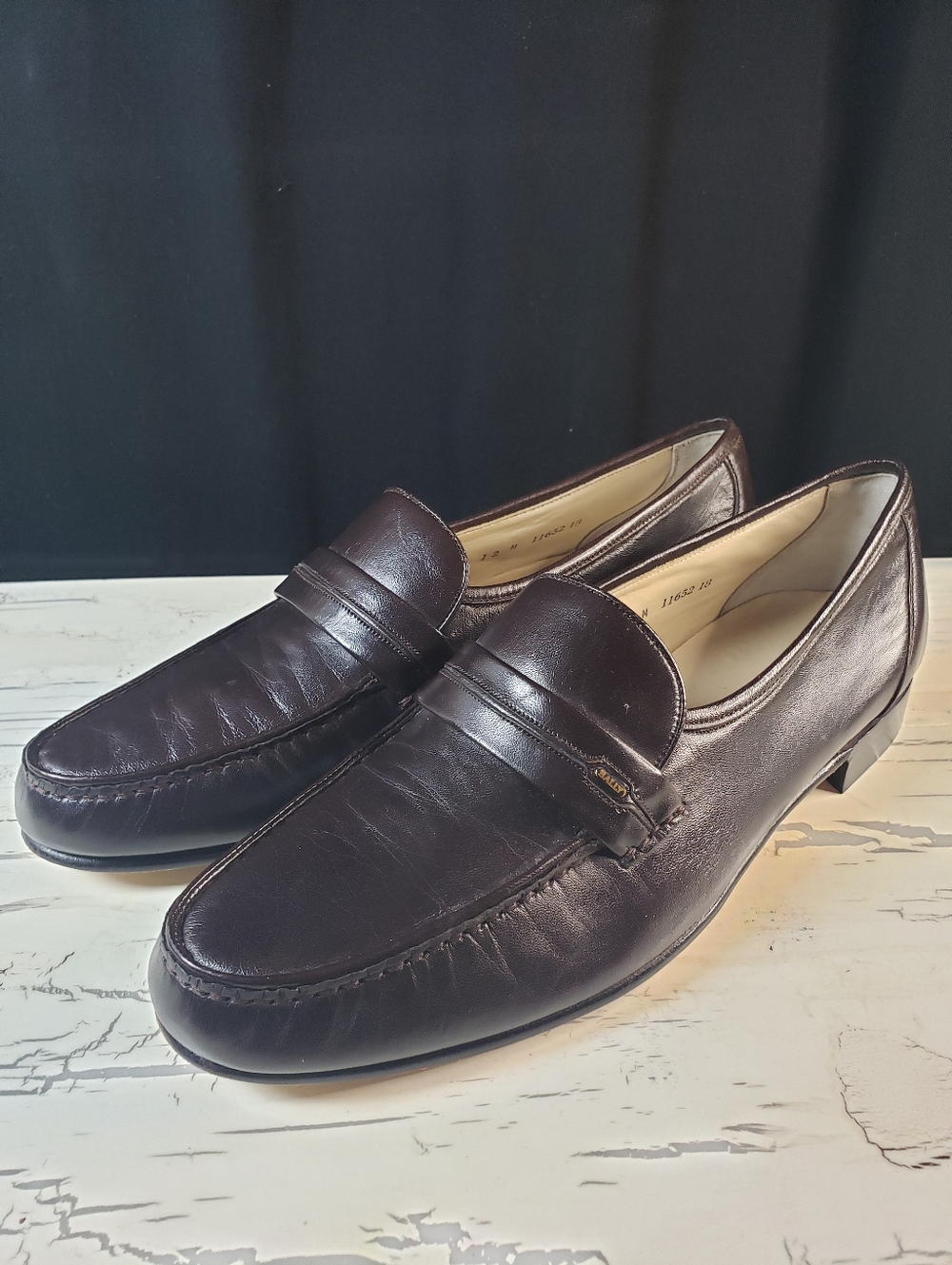 Bally 'Mathew' Loafer in Dark Brown - Men's size 12 - Picture 2 of 16